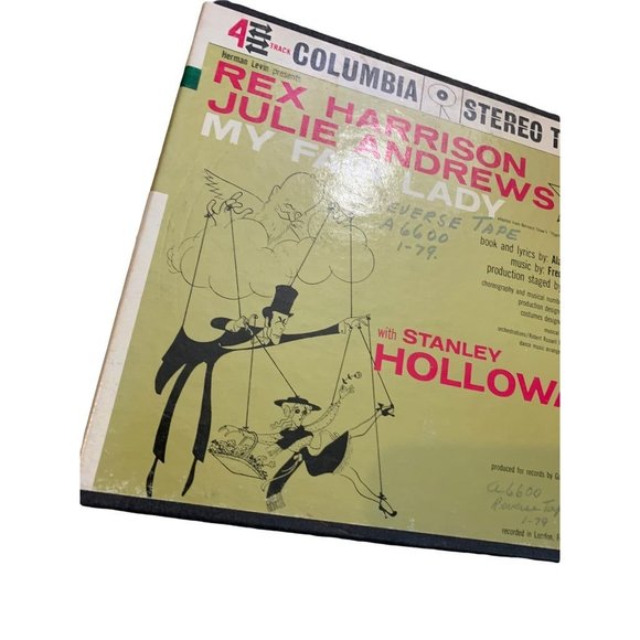 My Fair Lady Original Cast 1959 4 Track 7 1/2 IPS Columbia OQ310 - Picture 3 of 11